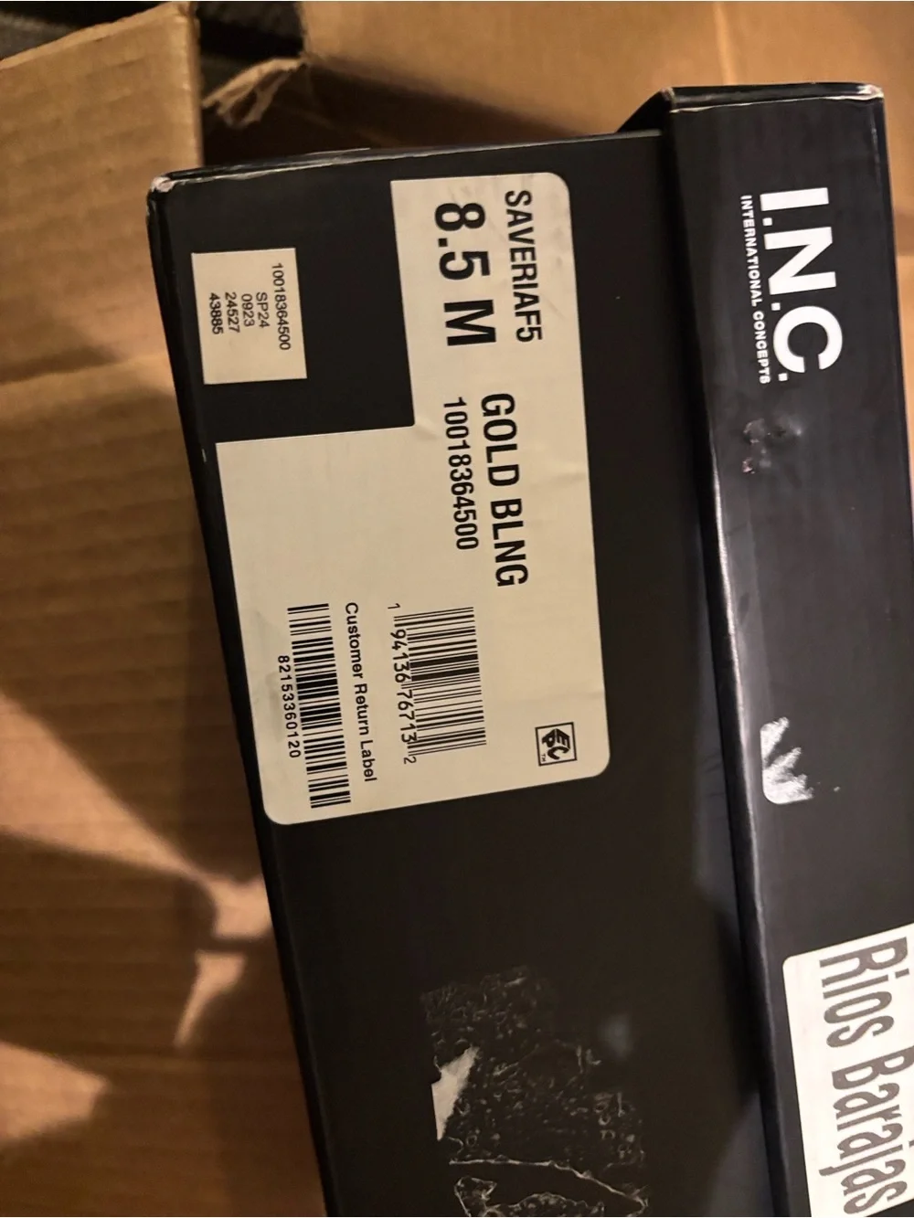 INC International Concepts Gold Sparkle Over-the-Knee Stiletto Boots